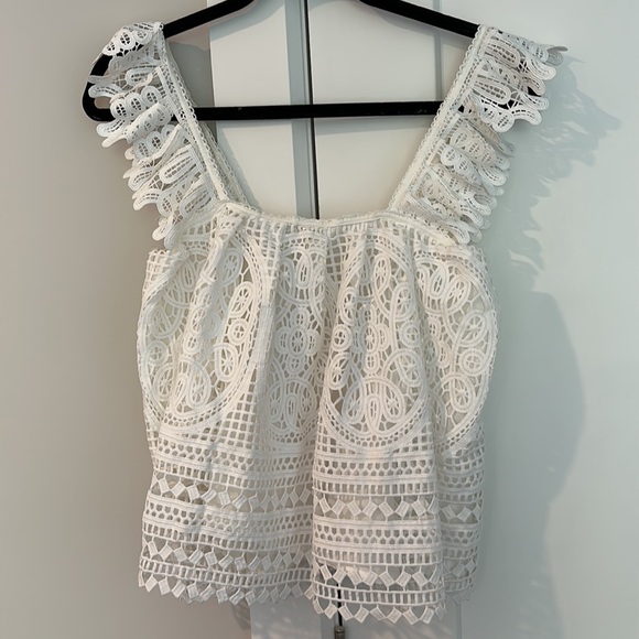 Anthropologie Crochet Lace Top - Picture 5 of 6